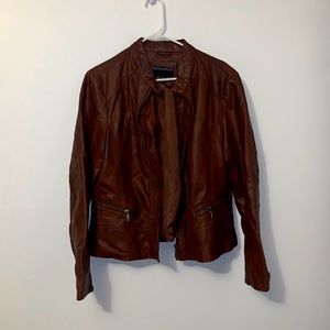 Cute faux leather jacket